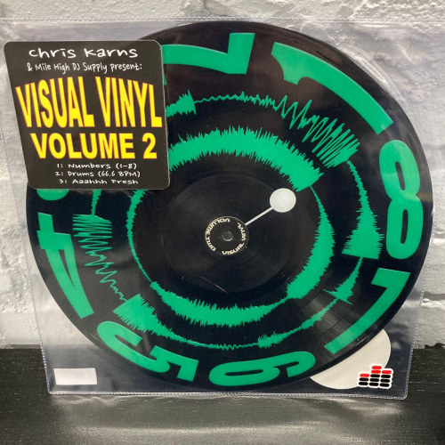 [34270] Chris Karns - Visual Vinyl Volume 2 (Picture Disc, 12" Single Sided | Green On Black)