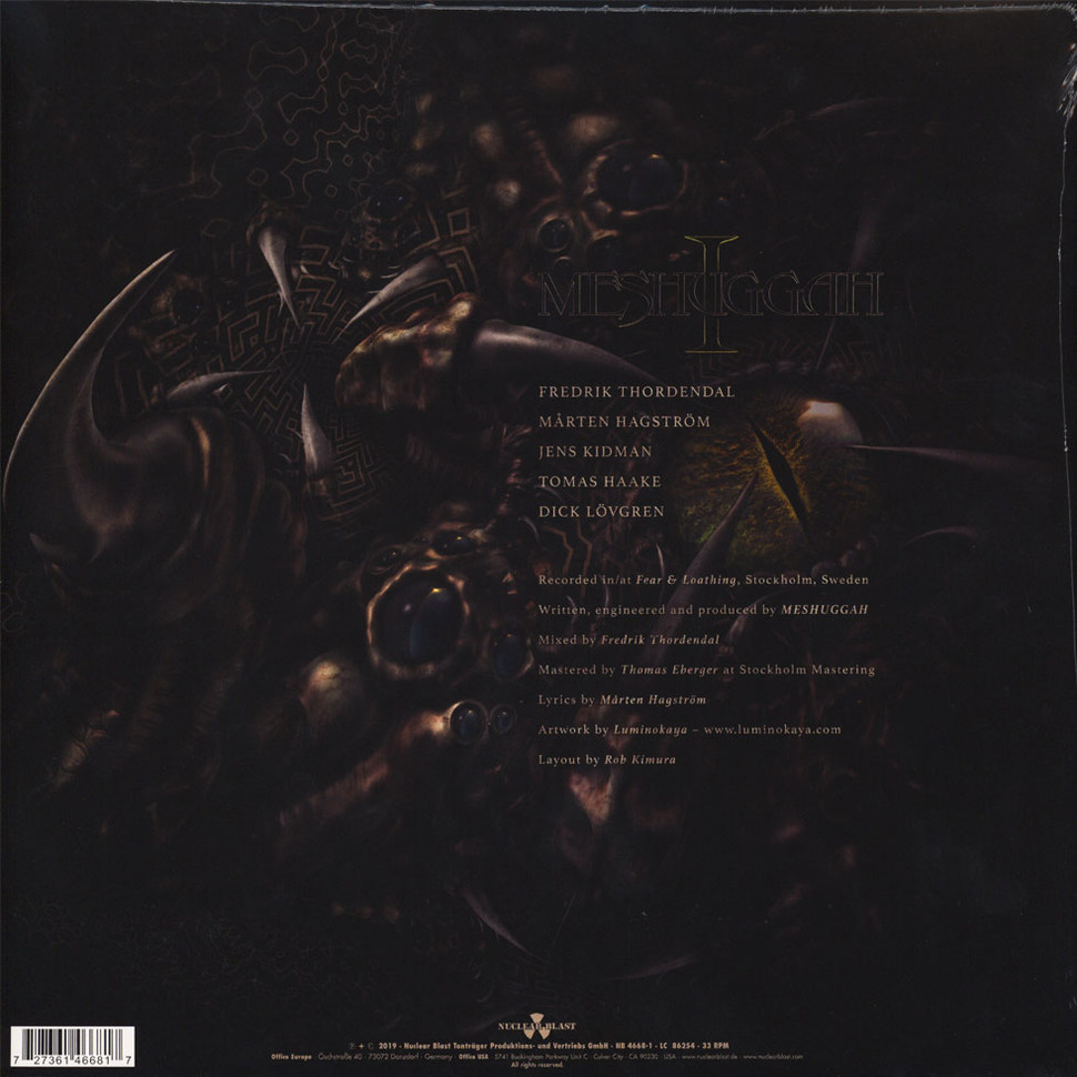 [43517] Meshuggah - I (LP)