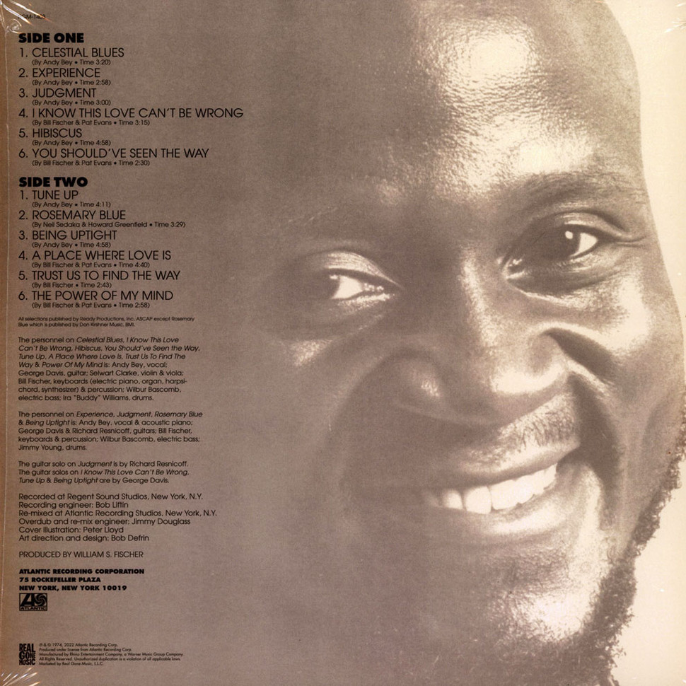 [71527] Andy Bey - Experience And Judgment (LP | Sea Blue)