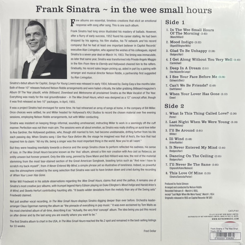 [39282] Frank Sinatra - In The Wee Small Hours (LP)
