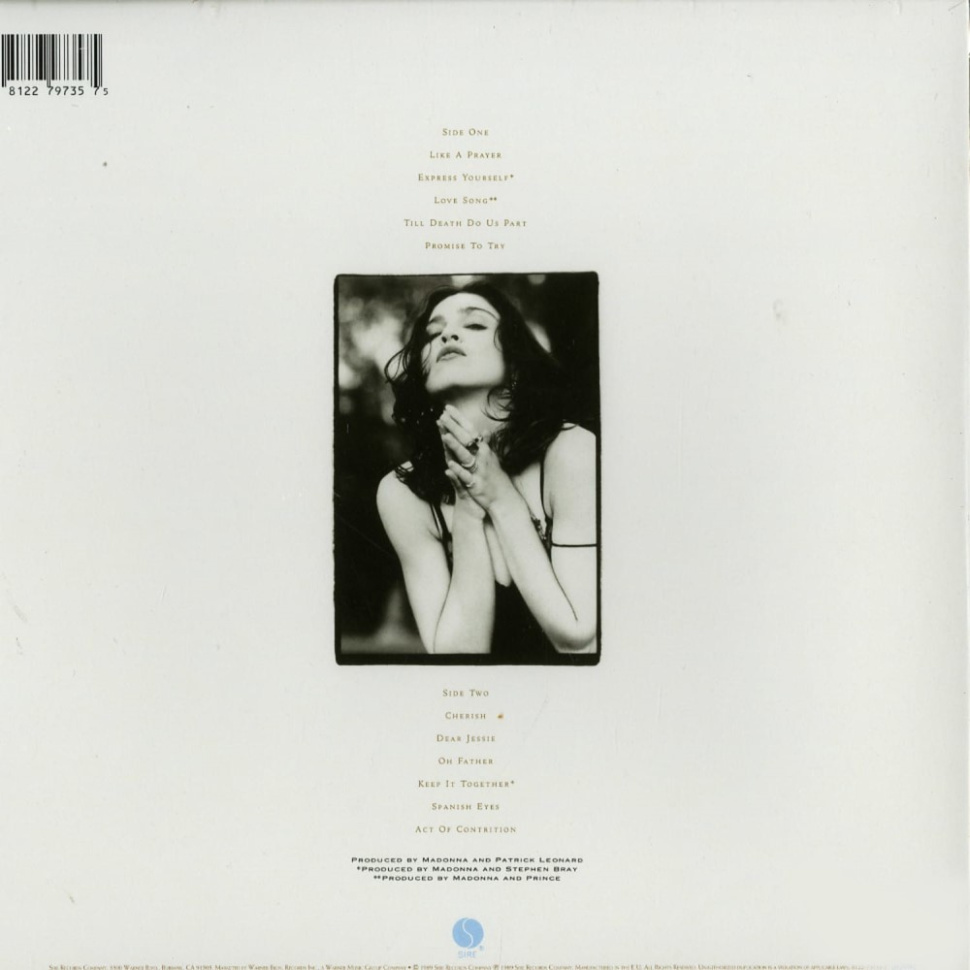 [38889] Madonna - Like A Prayer (LP)