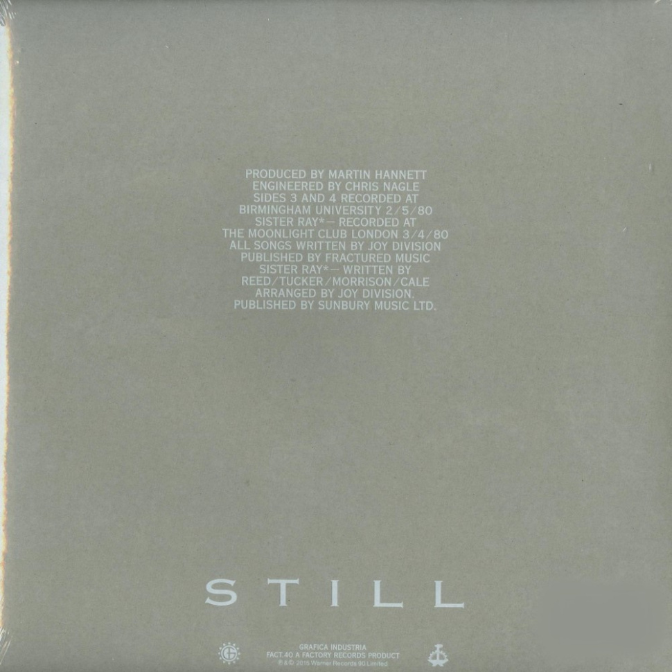 [10076] Joy Division - Still (2LP)