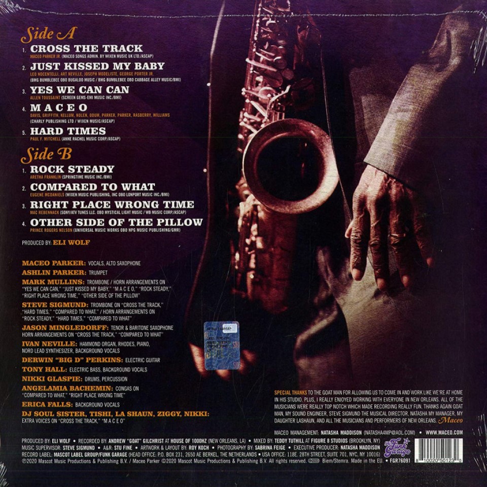 [48758] Maceo Parker - Soul Food: Cooking With Maceo (LP | Orange Translucent)