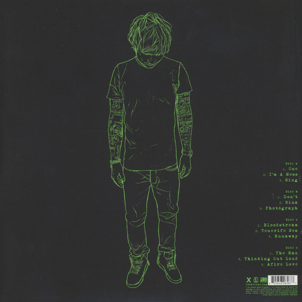 [13008] Ed Sheeran - X (2LP | Dark Green)