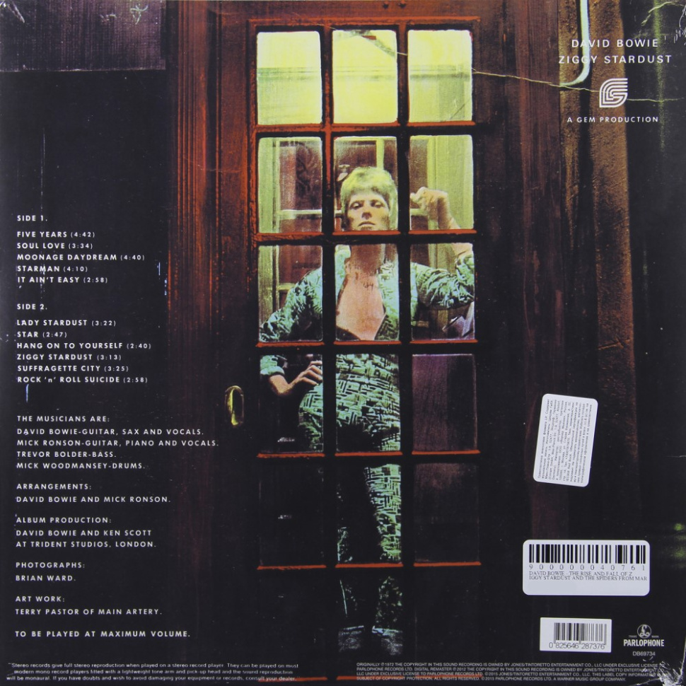 [23106] David Bowie - The Rise And Fall Of Ziggy Stardust And The Spiders From Mars (LP)
