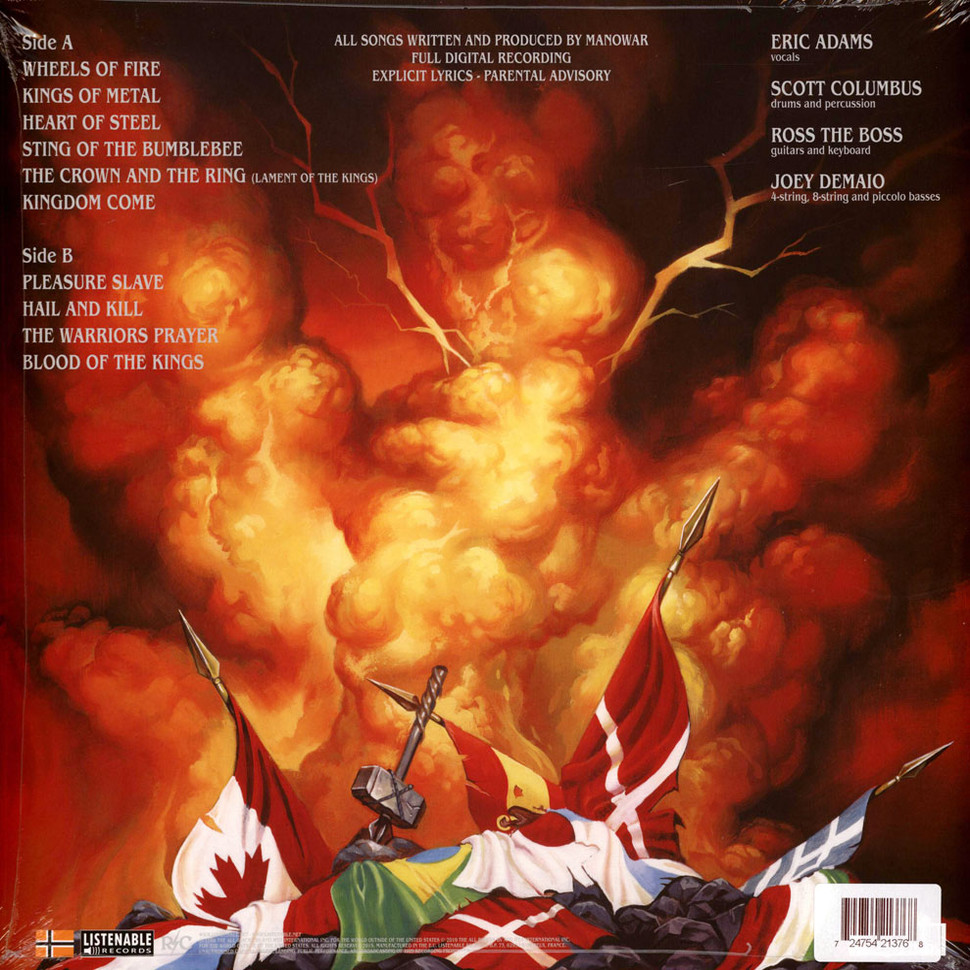[23984] Manowar - Kings Of Metal (LP | Red)