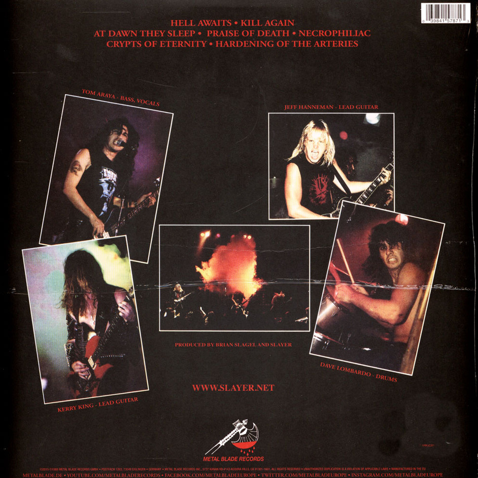 [68459] Slayer - Hell Awaits (LP)