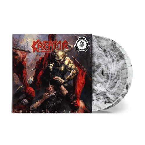 [71589] Kreator - Hate Uber Alles (LP +  LP, Single Sided, Etched | Black and White Marble)