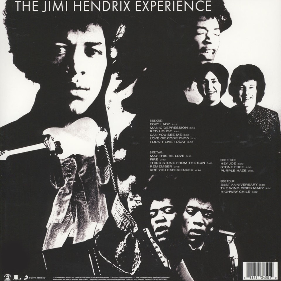 [2309] Jimi Hendrix Experience - Are You Experienced (2LP)