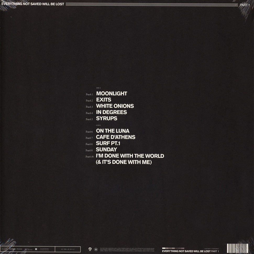 [1944] Foals - Everything Not Saved Will Be Lost: Part 1 (LP)