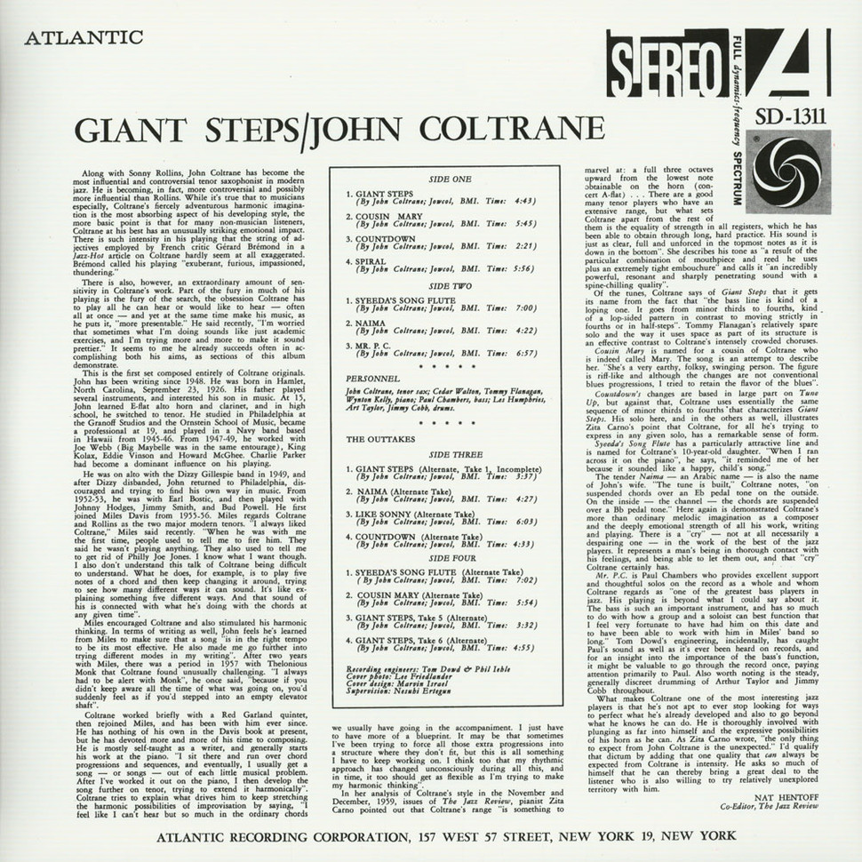 [48291] John Coltrane - Giant Steps (LP)