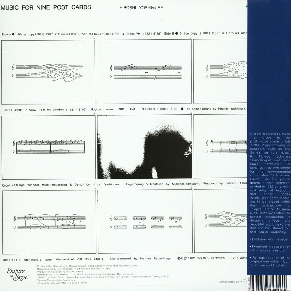 [52090] Hiroshi Yoshimura - Music For Nine Post Cards (LP | Clear)