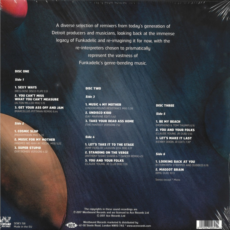 [18638] Funkadelic - Reworked By Detroiters (3LP)