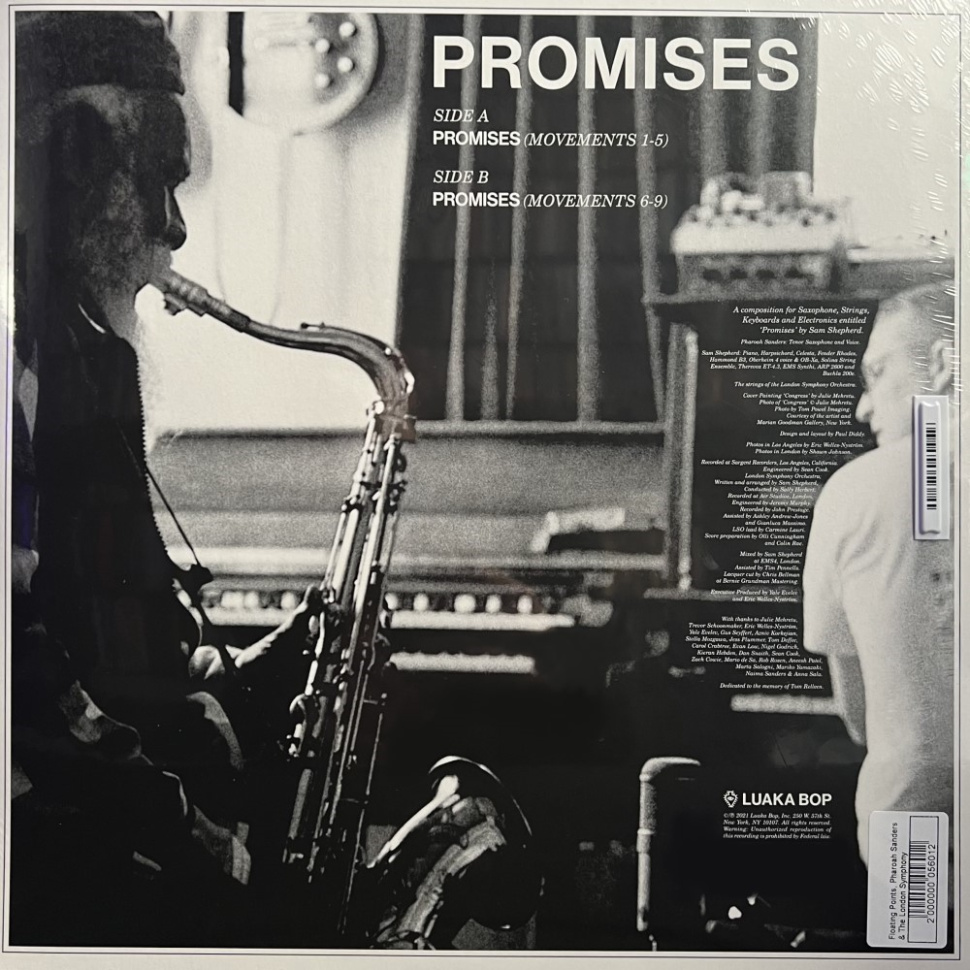 [56012] Floating Points, Pharoah Sanders & The London Symphony Orchestra - Promises (LP | Marbled)