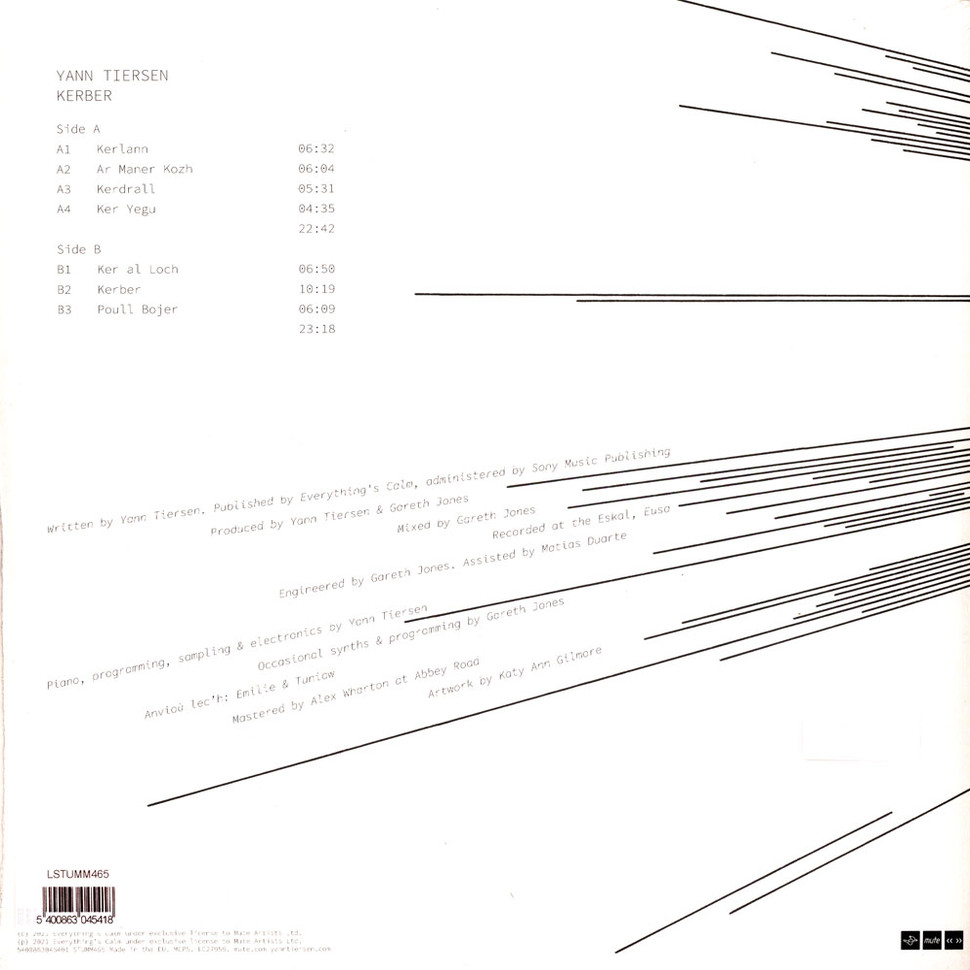 [67407] Yann Tiersen - Kerber (LP | White)