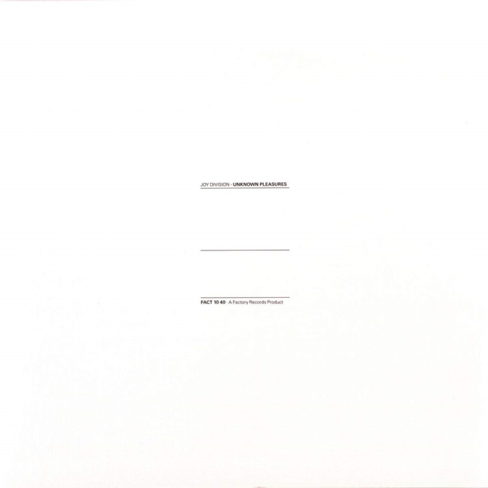[26084] Joy Division - Unknown Pleasures (LP | Ruby Red)
