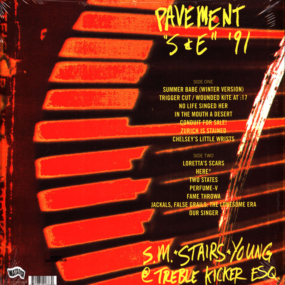 [70988] Pavement - Slanted And Enchanted (LP | Red w/ White & Black Splatter)