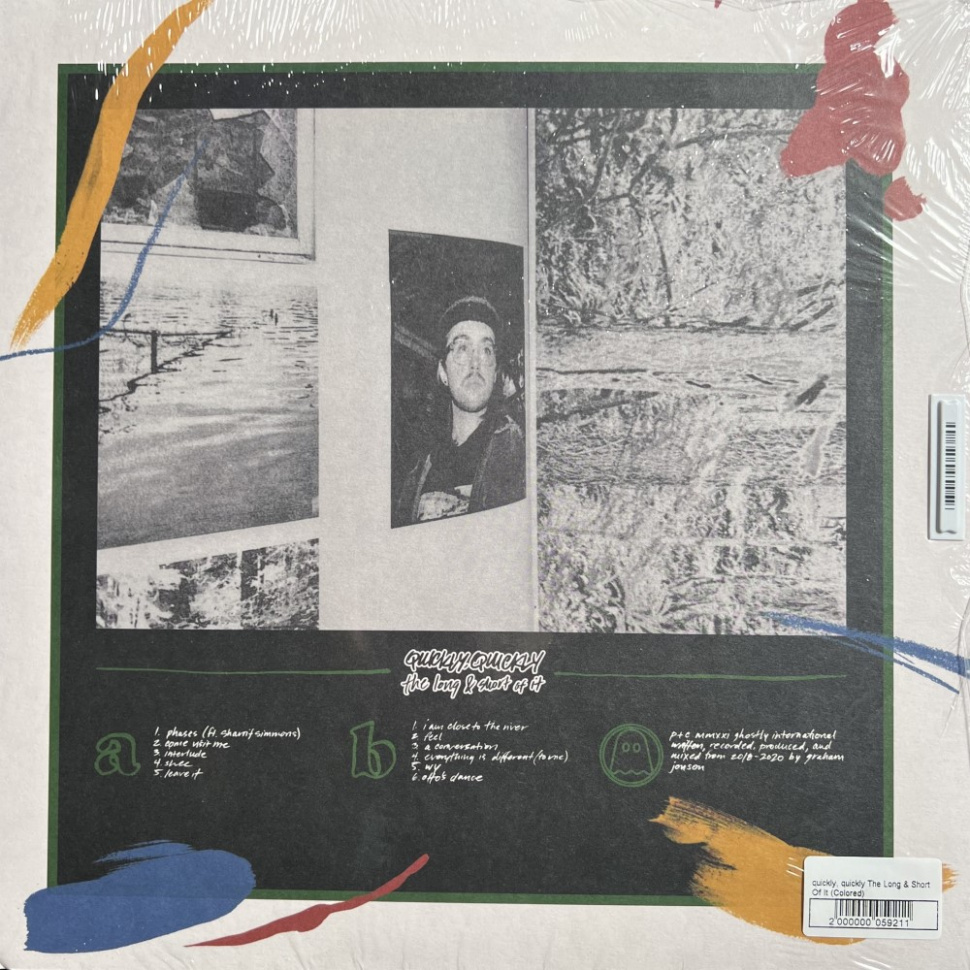 [59211] quickly, quickly - The Long & Short Of It (LP | Clear w/ Paint Splatter)