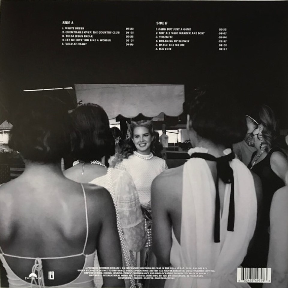 [42053] Lana Del Rey - Chemtrails Over The Country Club (LP | Yellow)