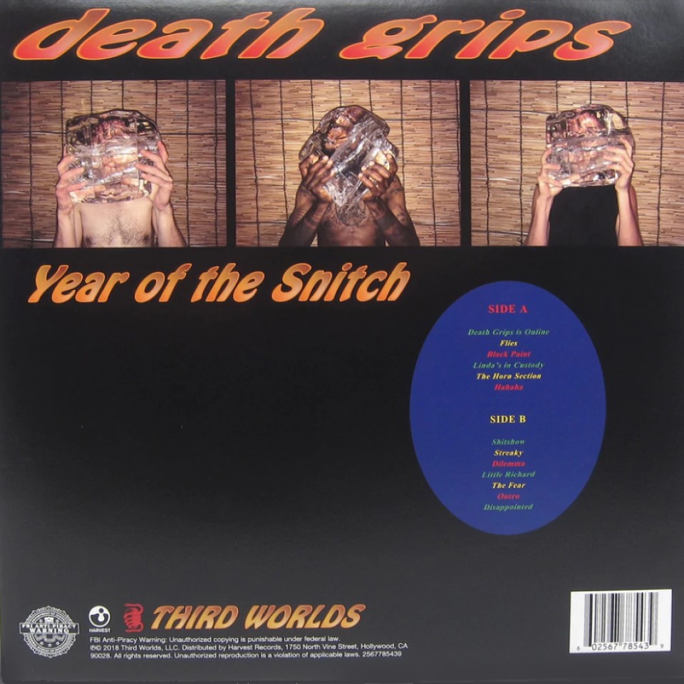 [7946] Death Grips - Year Of The Snitch (LP)