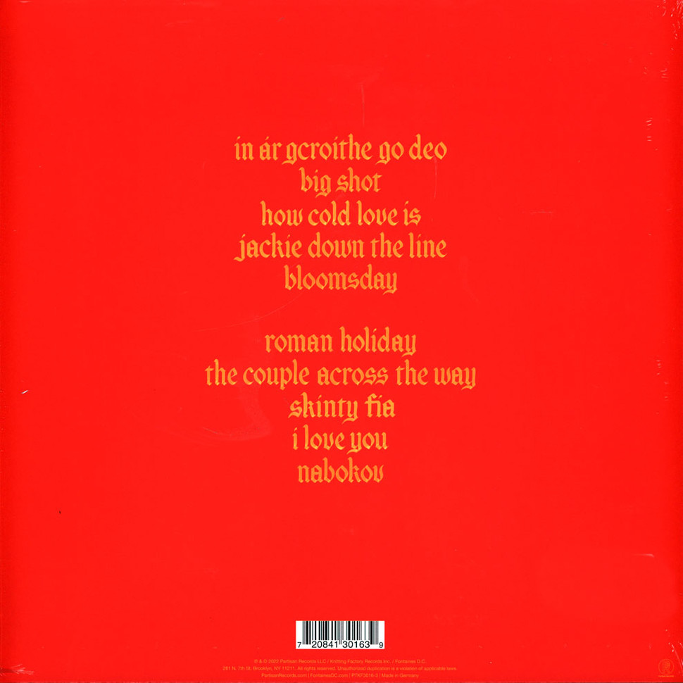 [61344] Fontaines D.C. - Skinty Fia (LP | Red)