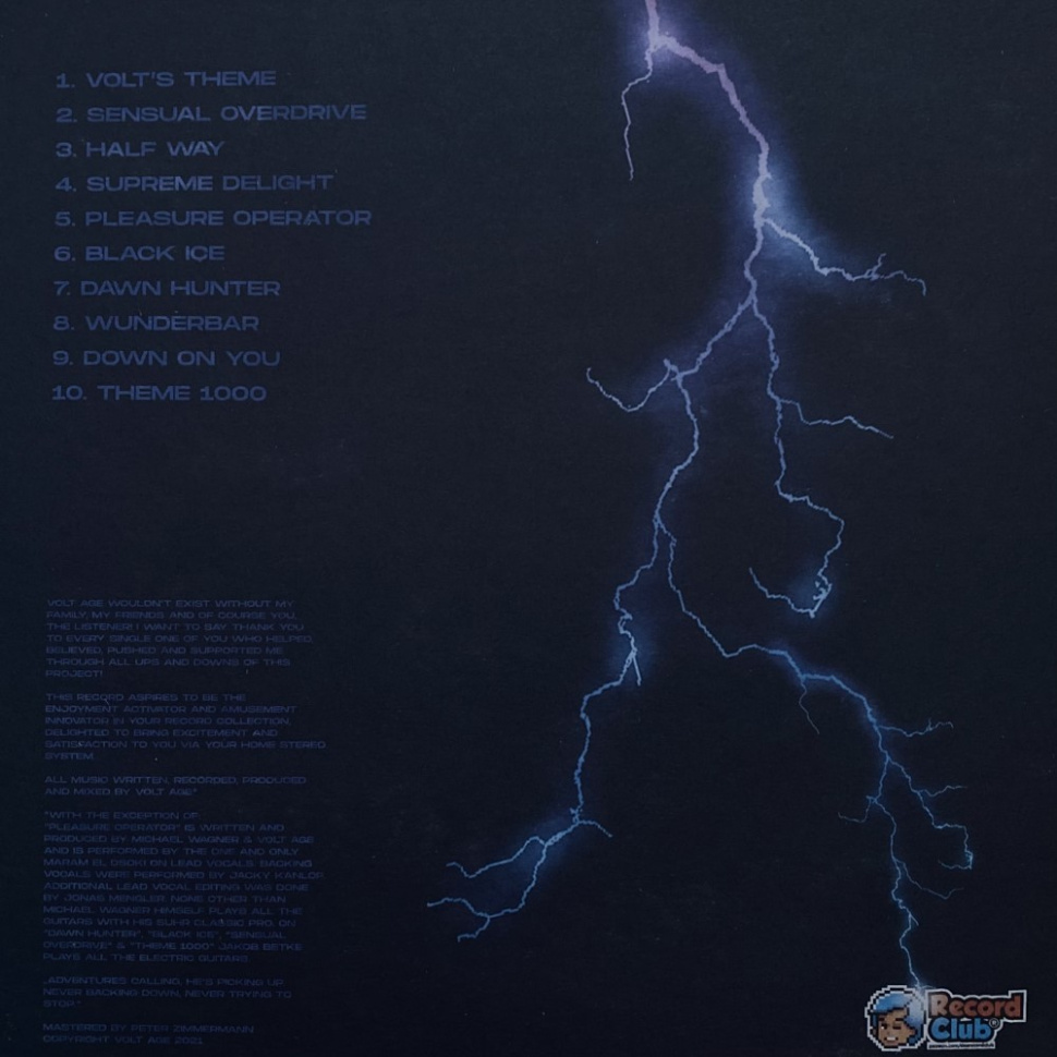 [72173] Volt Age - Volt Age (LP | Blue w/ Silver Marbling)
