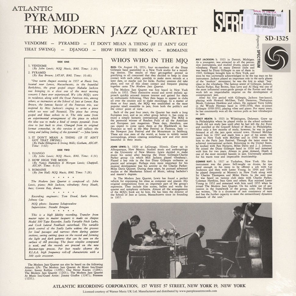 [48703] The Modern Jazz Quartet - Pyramid (LP)