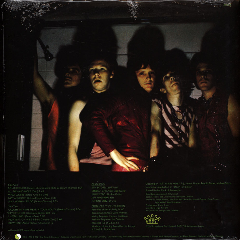 [68978] Dead Boys - Young Loud And Snotty (LP | Yellow With Red Streaks)