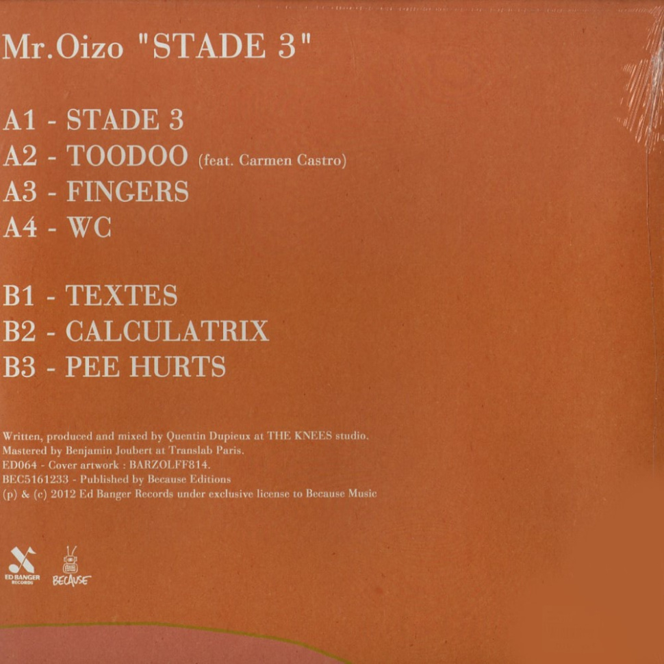 [11349] Mr. Oizo - Stade 3 (12")