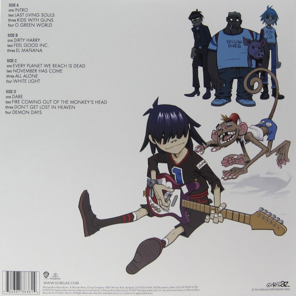 [67209] Gorillaz - Demon Days (2LP | Red Translucent)