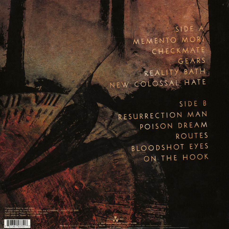 [50607] Lamb Of God - Lamb Of God (Box Set (Picture Disc + CD) | Picture Disc)