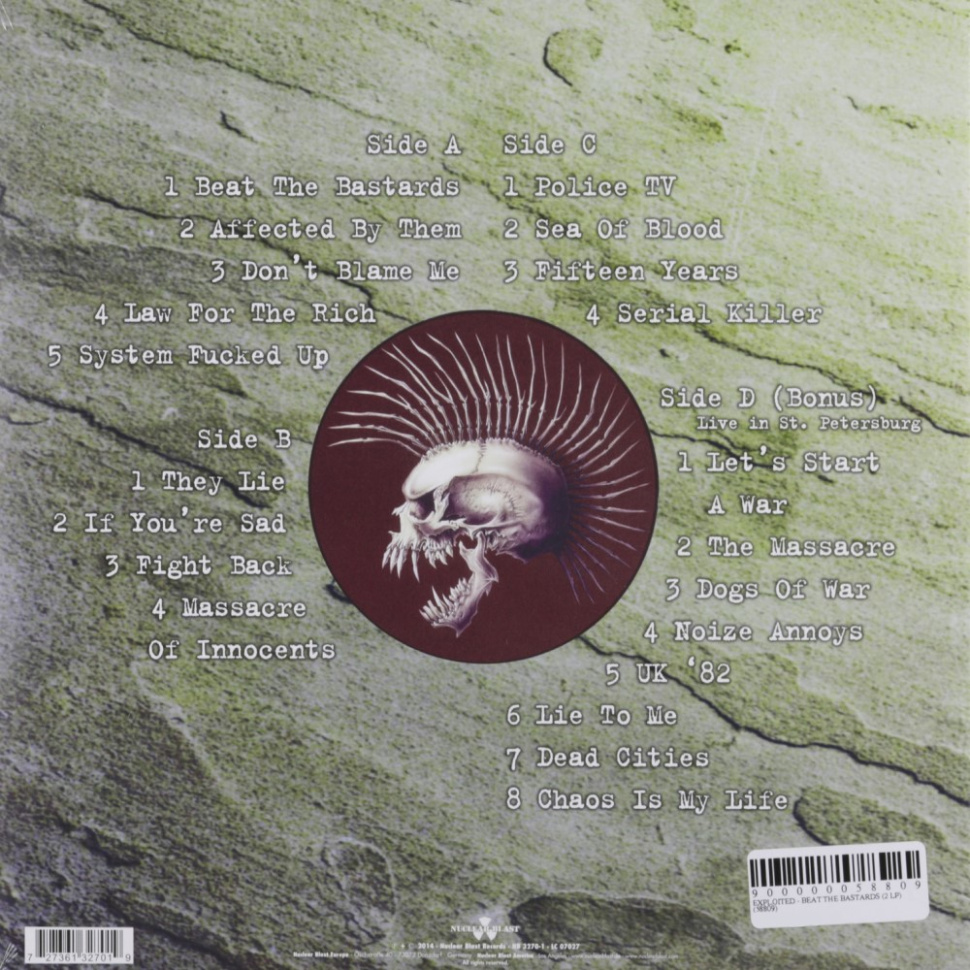 [16801] The Exploited - Beat The Bastards (2LP)