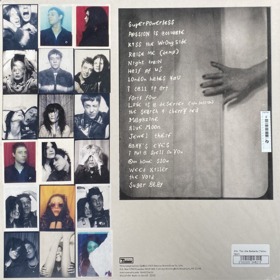 [48215] The Kills - Little Bastards (2LP | Yellow Neon)