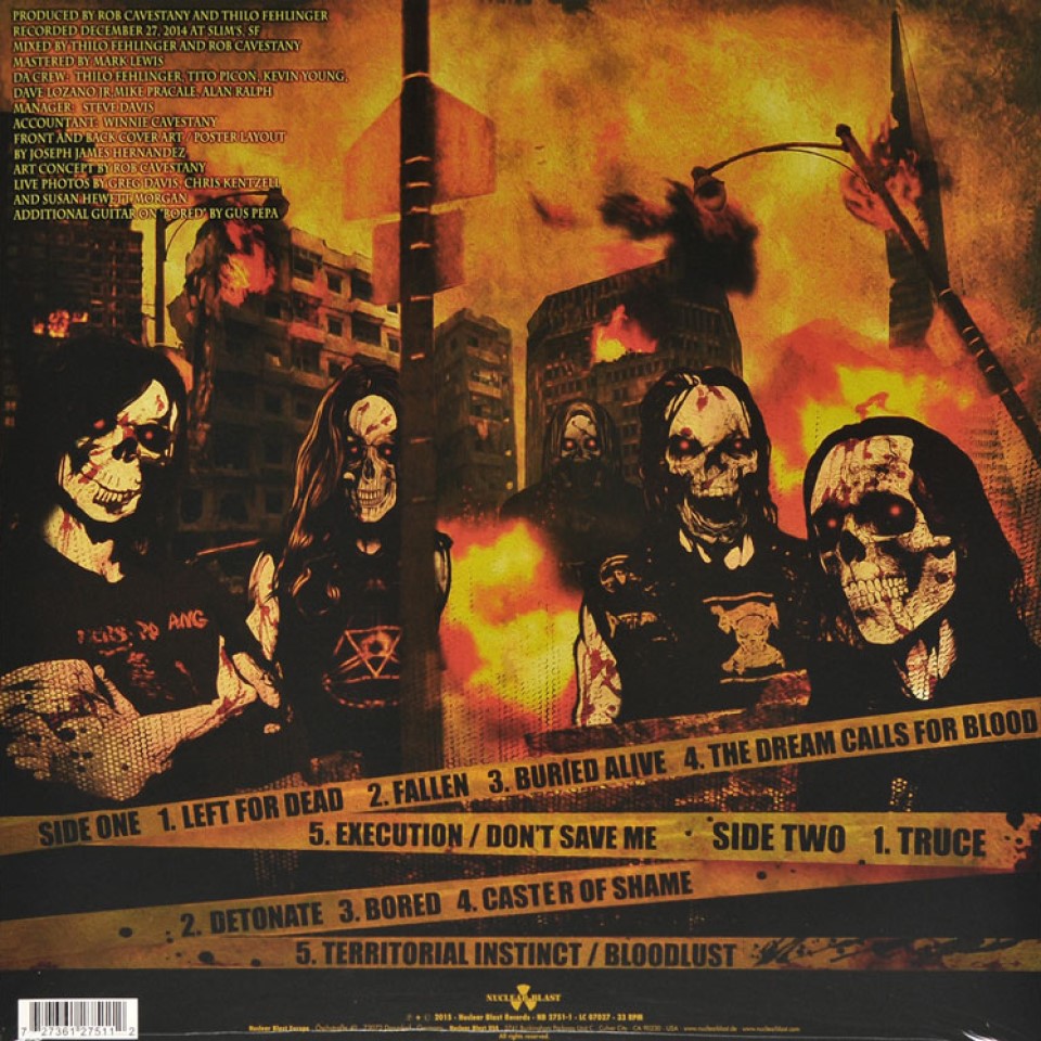 [7939] Death Angel - The Bay Calls For Blood (Live In San Francisco) (LP)
