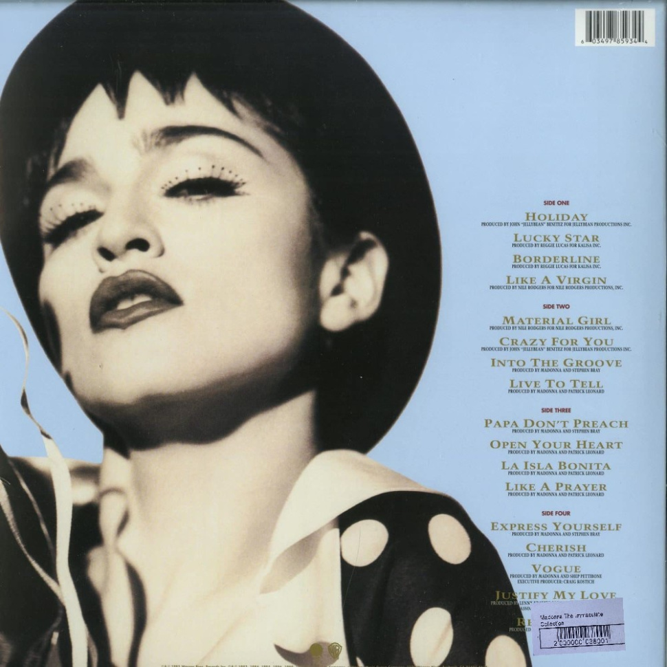 [38001] Madonna - The Immaculate Collection (2LP)