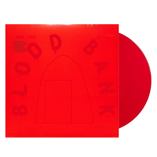 [44682] Bon Iver - Blood Bank (12" | Red Transparent)