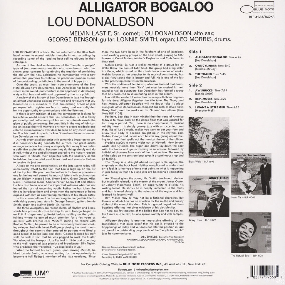 [38728] Lou Donaldson - Alligator Bogaloo (LP)