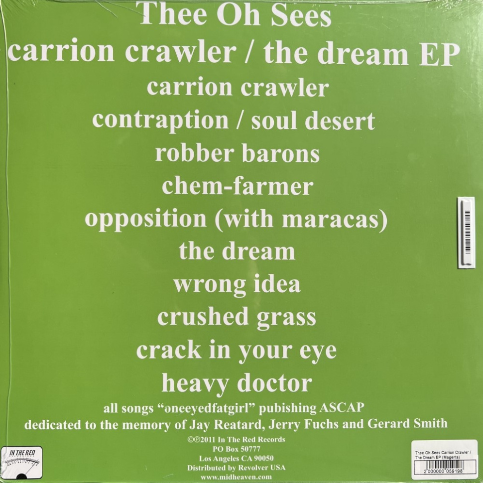 [59198] Thee Oh Sees - Carrion Crawler / The Dream EP (LP | Magenta)