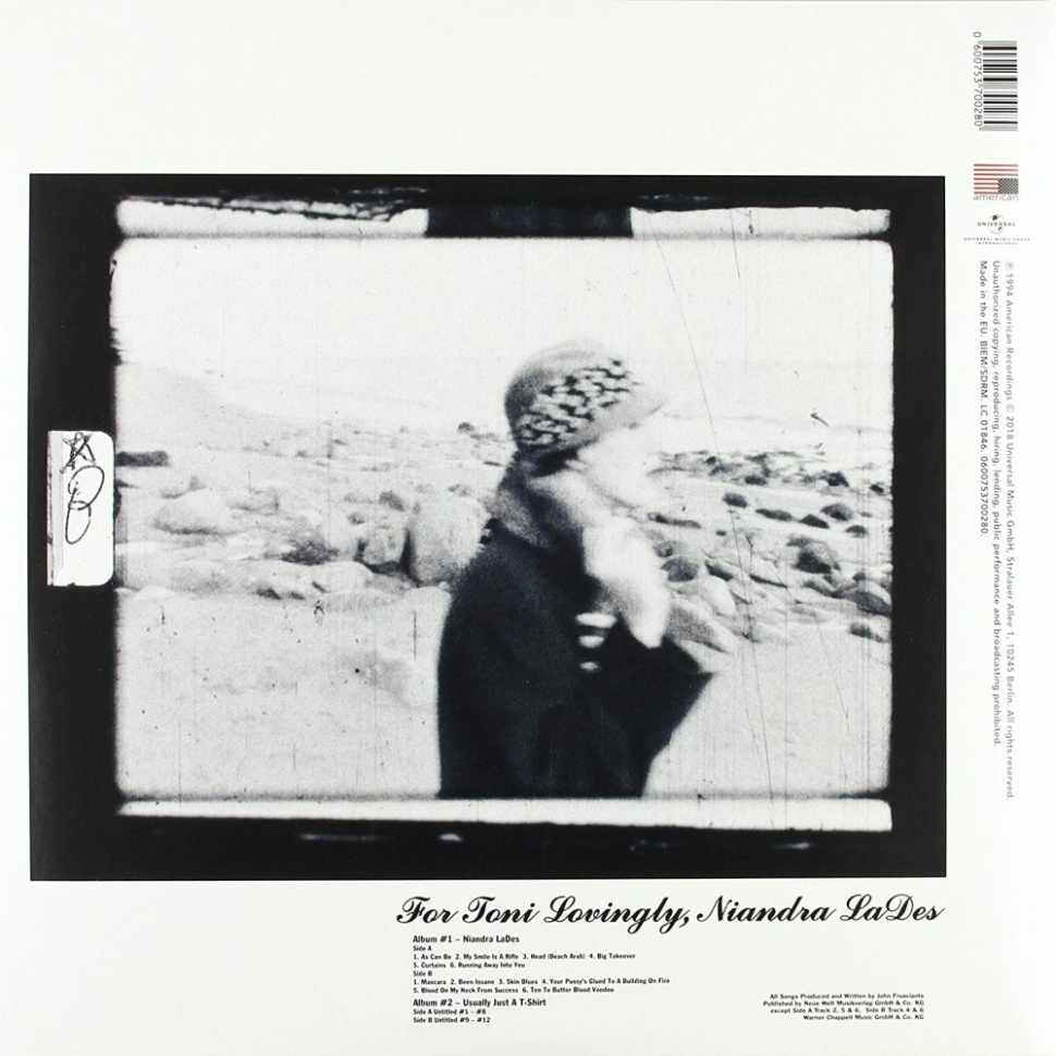 [32740] John Frusciante - Niandra LaDes And Usually Just A T-Shirt (2LP | Clear)