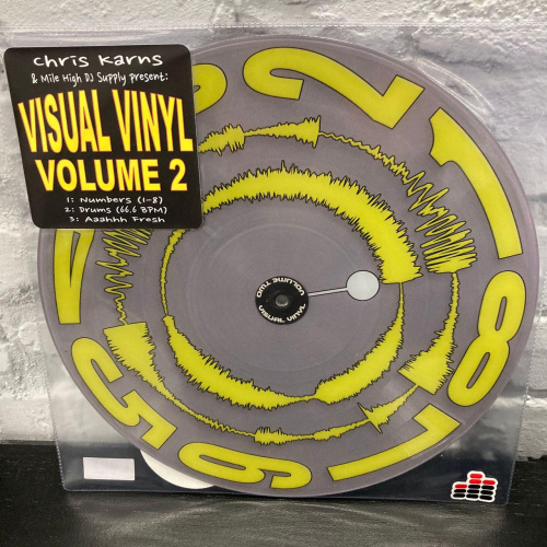 [34300] Chris Karns - Visual Vinyl Volume 2 (Picture Disc, 12" Single Sided | Yellow on Grey)