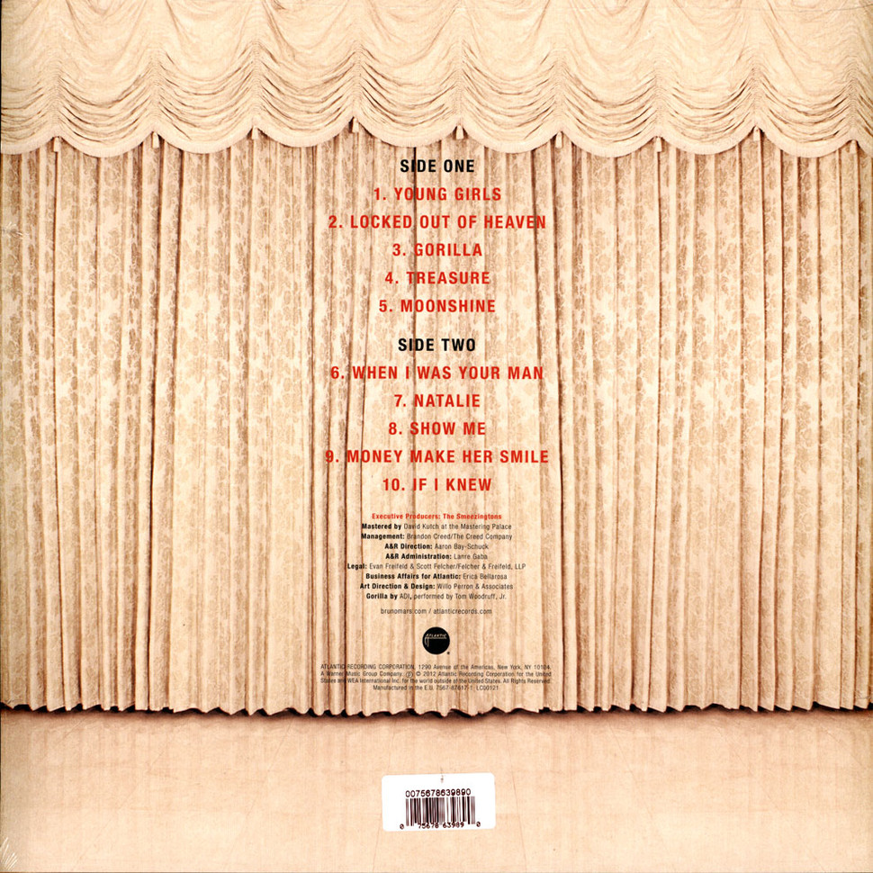 [69067] Bruno Mars - Unorthodox Jukebox (LP | Dark Red)