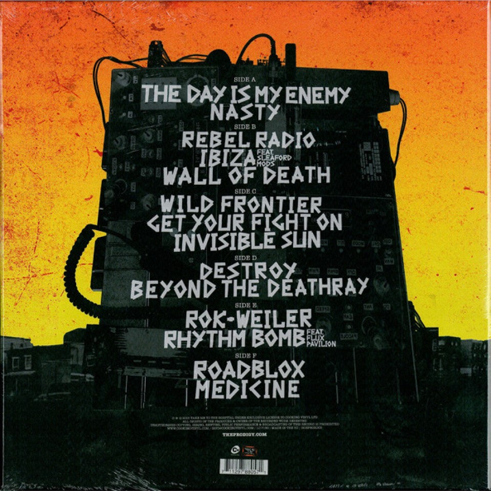 [59792] The Prodigy - The Day Is My Enemy (3LP Box Set | Red, Yellow, Black)