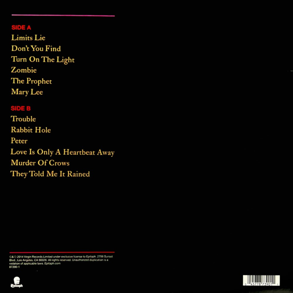 [2484] Jamie T - Carry On The Grudge (LP)