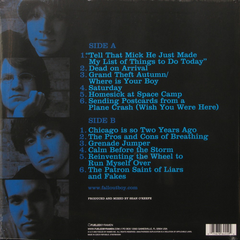 [46235] Fall Out Boy - Take This To Your Grave (LP | Silver)