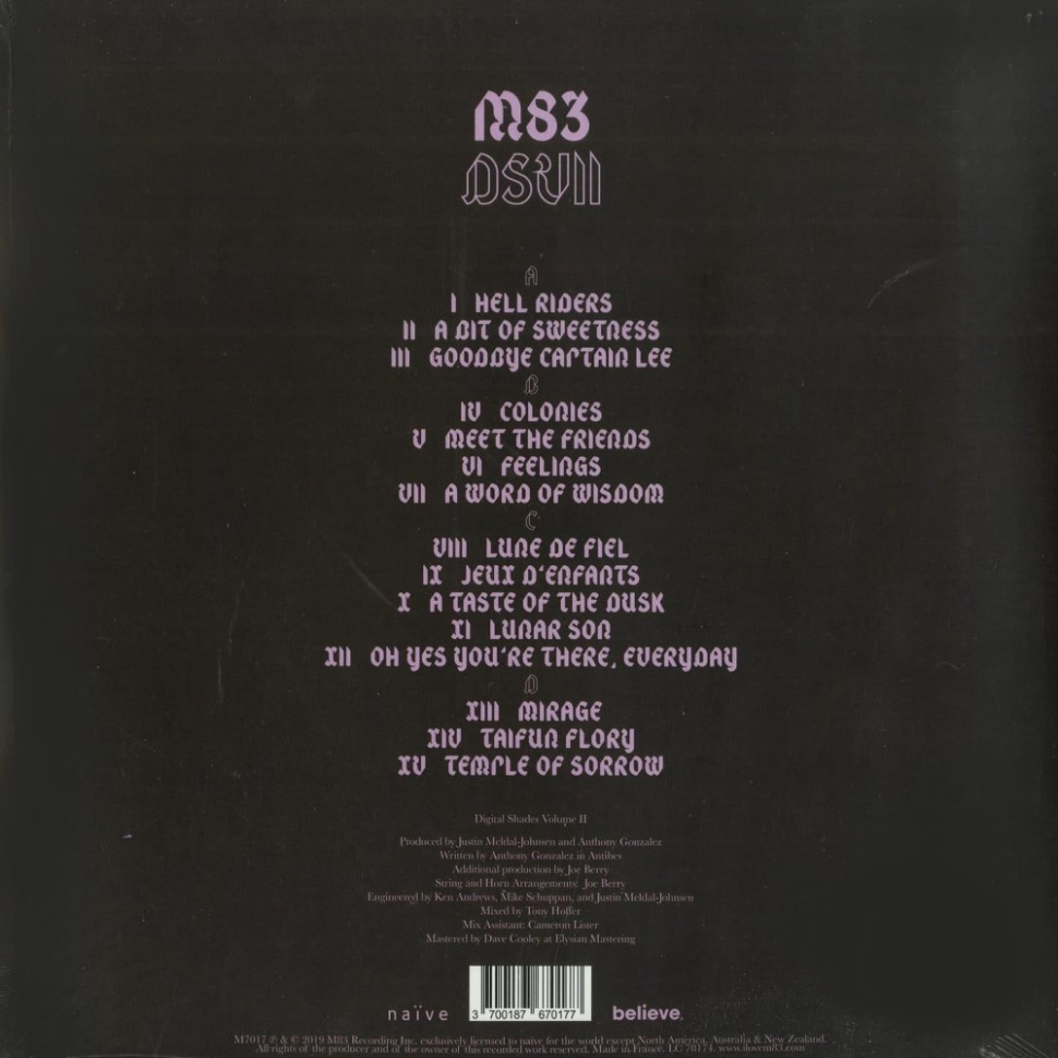 [28187] M83 - DSVII (2LP | Pink (Candy Floss))