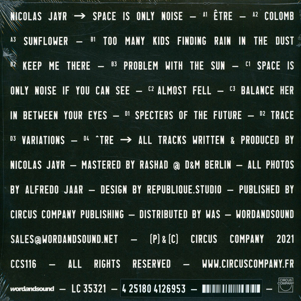 [55985] Nicolas Jaar - Space Is Only Noise (10th Anniversary) (2LP)