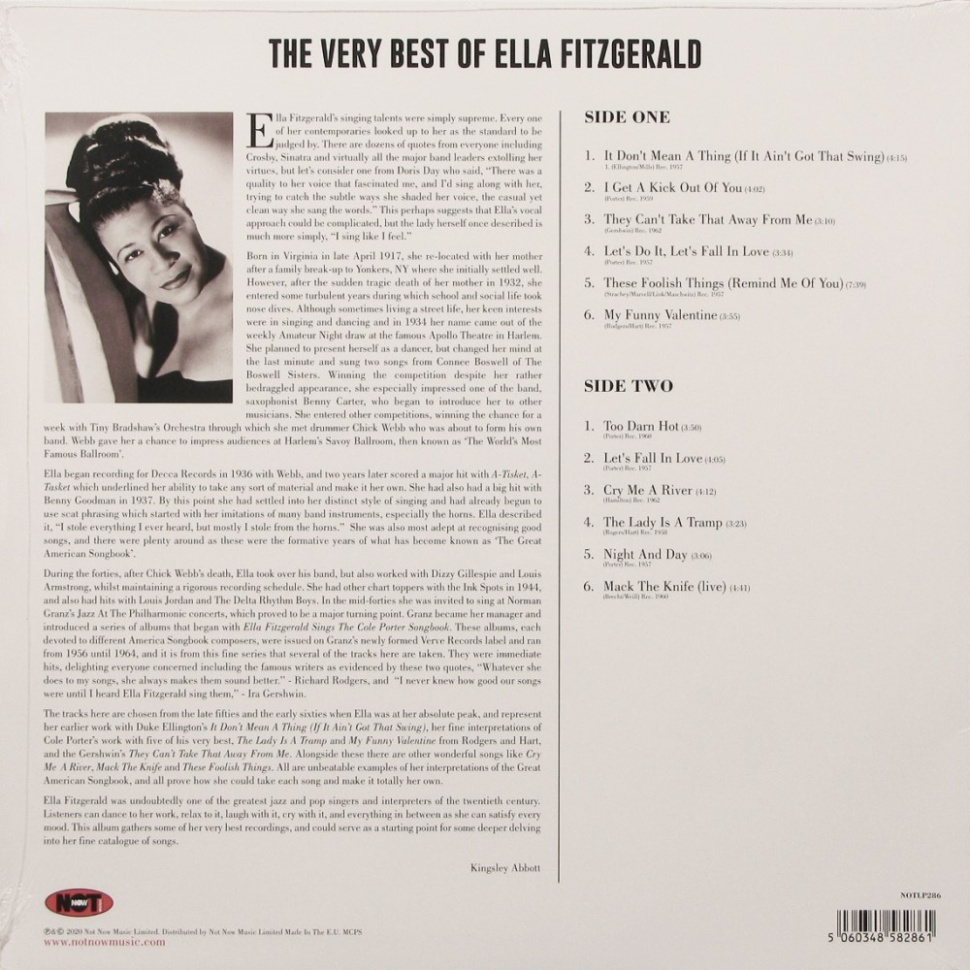 [34829] Ella Fitzgerald - The Very Best Of (LP)