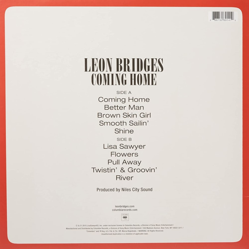 [58733] Leon Bridges - Coming Home (LP)