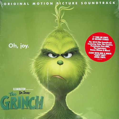 [56807] OST - Dr. Seuss' The Grinch (LP | Clear With Red & White "Santy Suit" Swirl)