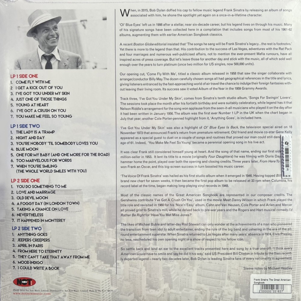 [31637] Frank Sinatra - The Great American Songbook (2LP)